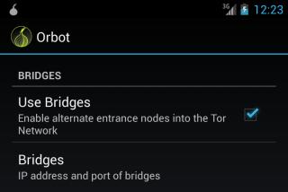 Como configurar o Orbot no Android - Passo 3