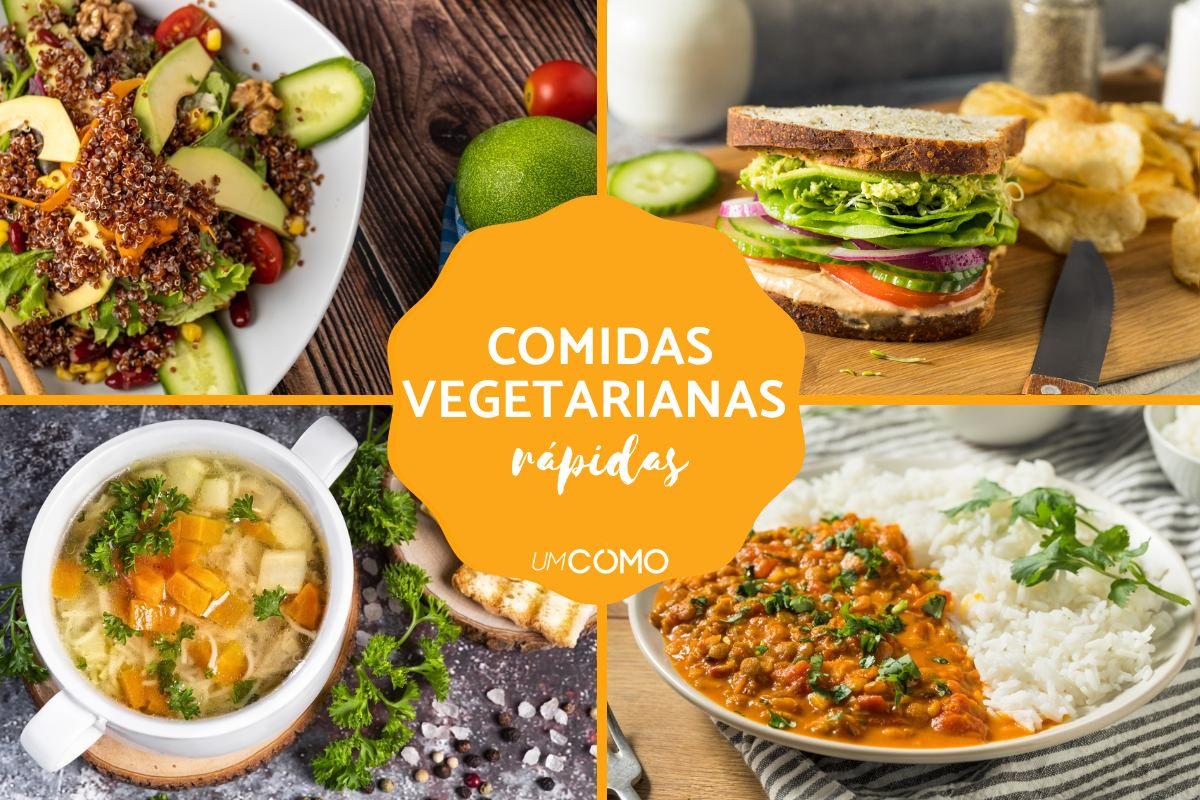 Comidas vegetarianas rápidas