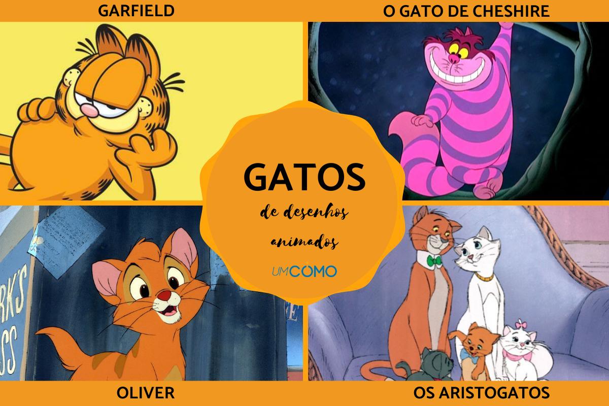 Gatos de desenhos animados