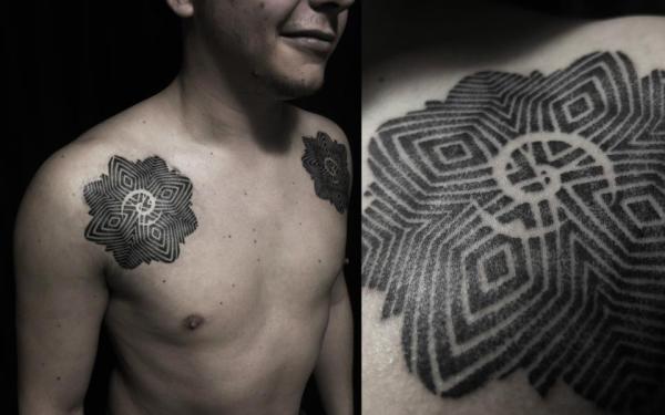 14 tatuagens tribais e seus significados - Tatuagens tribais Dayak da Ilha de Borneu