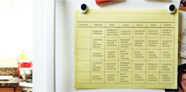 Como organizar um cardápio familiar semanal