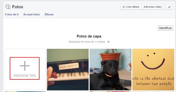 Como colocar fotos no Facebook - Passo 2