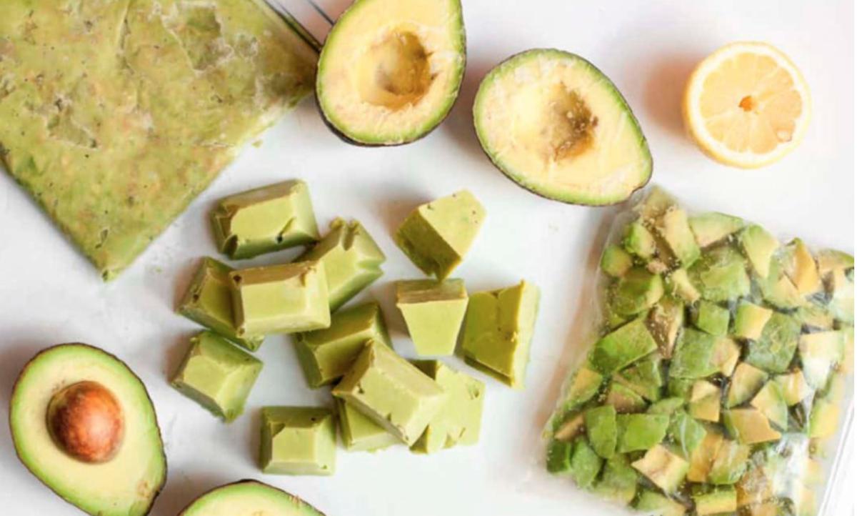 Pode congelar abacate?