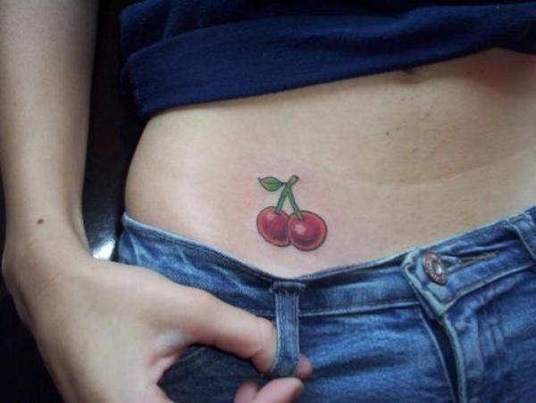 Quais as melhores tatuagens íntimas - Tatuagens de Cerejas