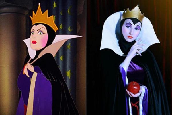 Como fazer a fantasia de bruxa da Branca de Neve - Passo 4
