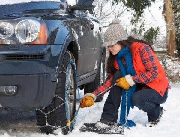 Como colocar as correntes de neve no carro - Passo 6