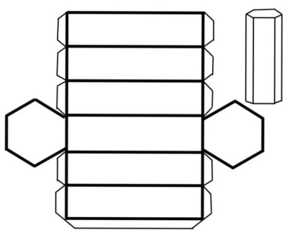 Como fazer um prisma com base hexagonal - Passo 1