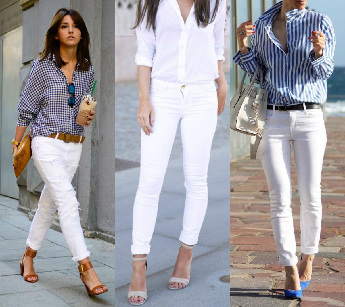Como usar calça branca