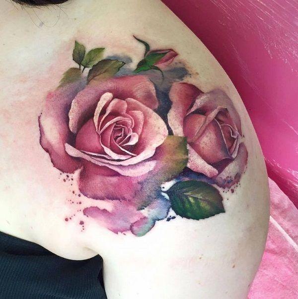 Qual o significado das tatuagens de rosas - Passo 4