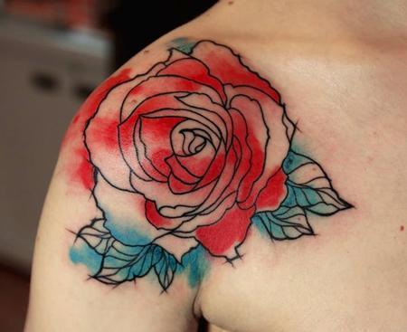 Qual o significado das tatuagens de rosas - Passo 7