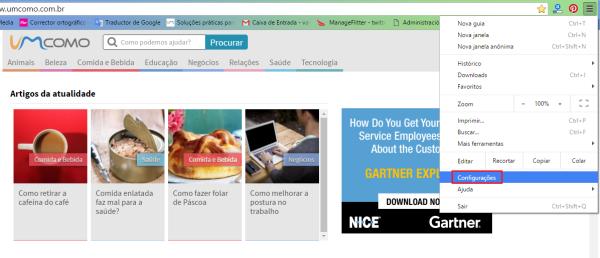 Como bloquear sites no Google Chrome - Passo 1