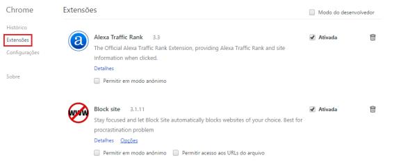 Como bloquear sites no Google Chrome - Passo 6