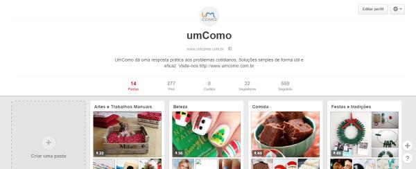 Como colocar fotos no Pinterest - Passo 1
