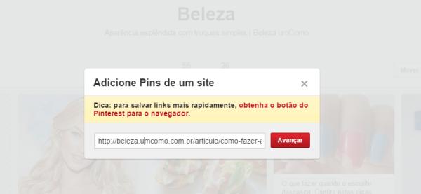 Como colocar fotos no Pinterest - Passo 6