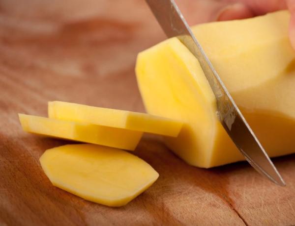 Como fazer batatas panaderas - Passo 2