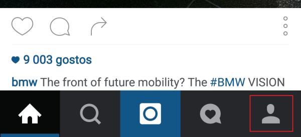 Como bloquear fotos no Instagram - Passo 2