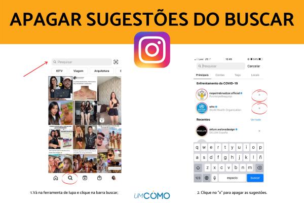 Como apagar sugestões do Instagram - Como apagar sugestões do Instagram: busca