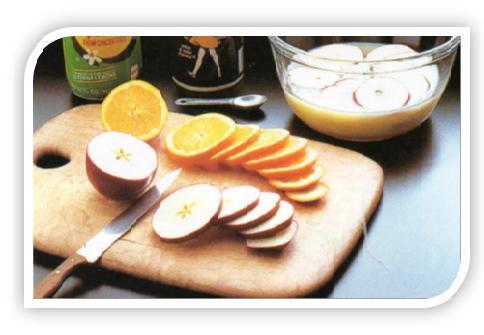 Como secar as frutas em rodelas para decorar minha casa - Passo 1