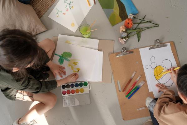 Atividades de verão - Pintura ao ar livre