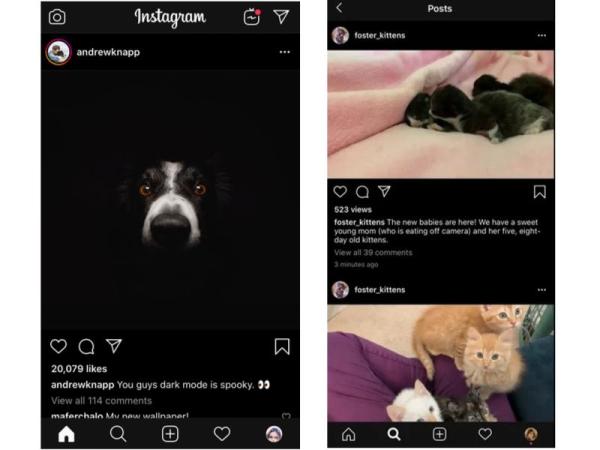 Como deixar o Instagram no modo noturno (preto)