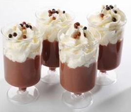 Como fazer uma taça de chocolate e chantilly
