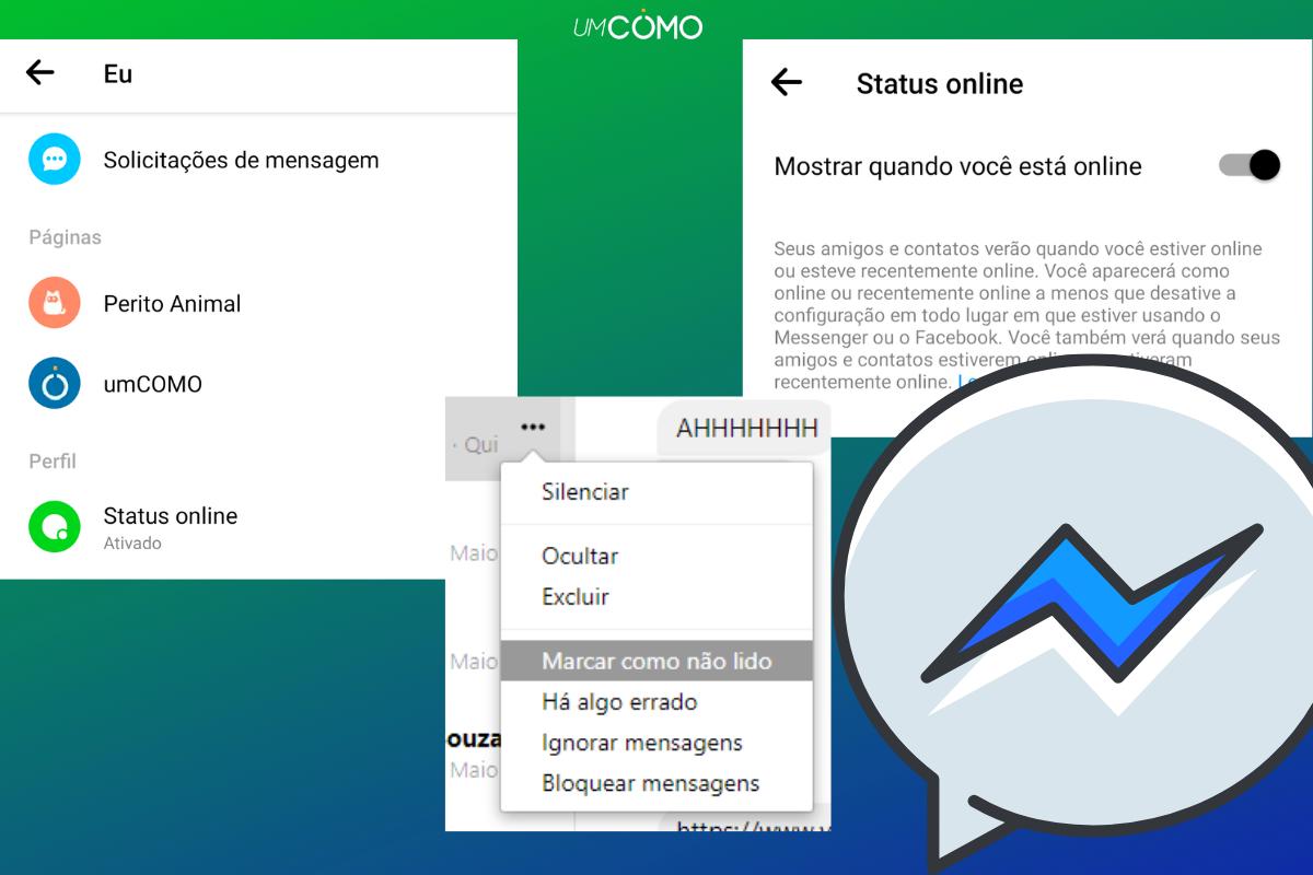 Quando não aparece o visto por último no Messenger?