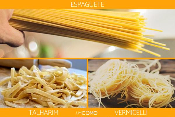 Tipos de macarrão: nomes, fotos usos -