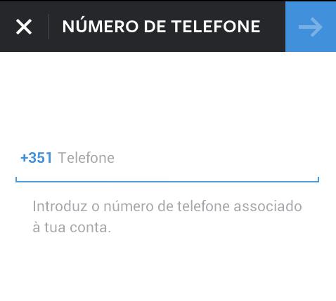 Como recuperar a minha senha do Instagram - Passo 5