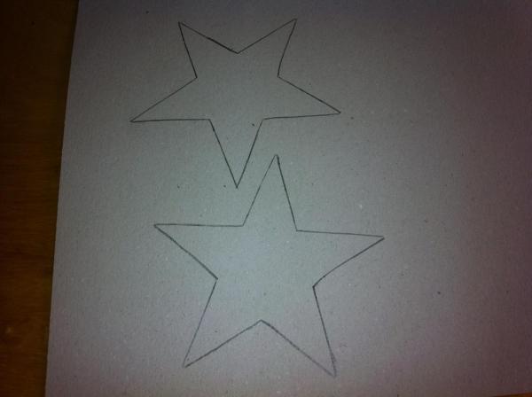 Como fazer uma estrela 3D para a árvore de Natal - Passo 3
