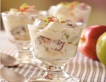 Como fazer salada de maçã