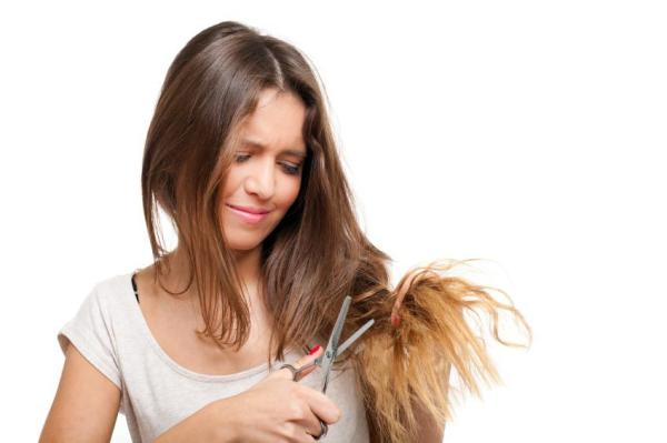 O que fazer se meu cabelo está queimado