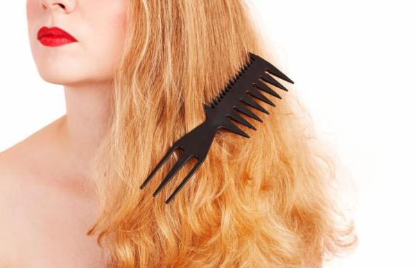 O que fazer se meu cabelo está queimado - Passo 1