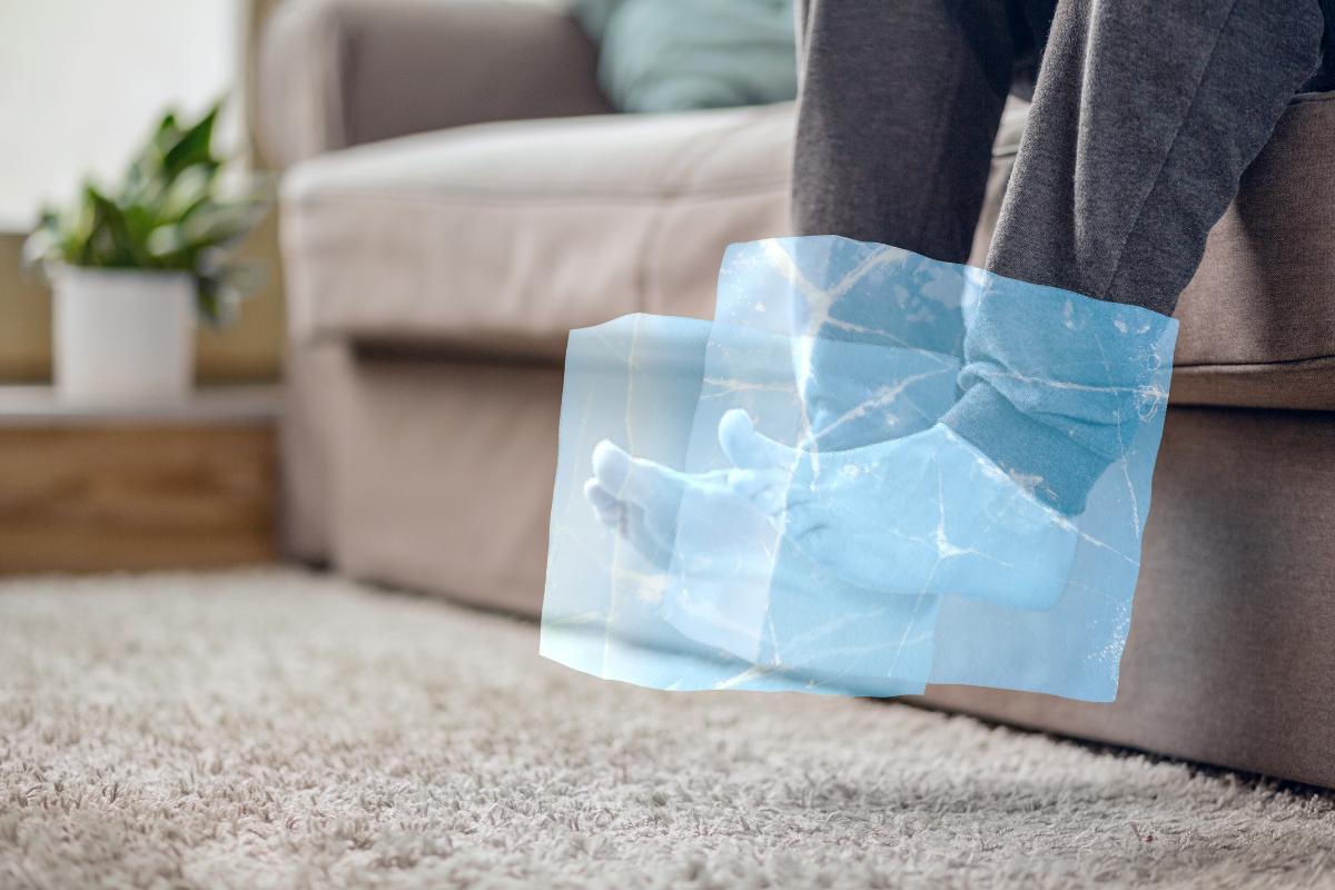 Por que ficamos com pés frios