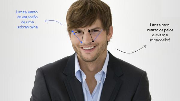 Como fazer sobrancelha masculina - Use o V