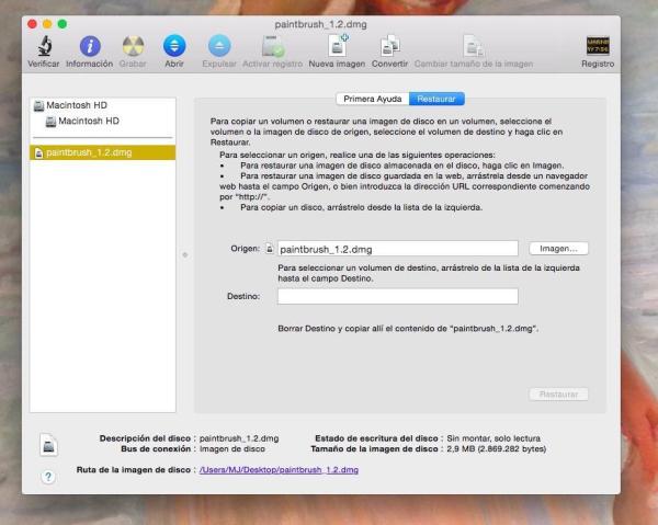 Como abrir um arquivo dmg no Mac - Passo 3