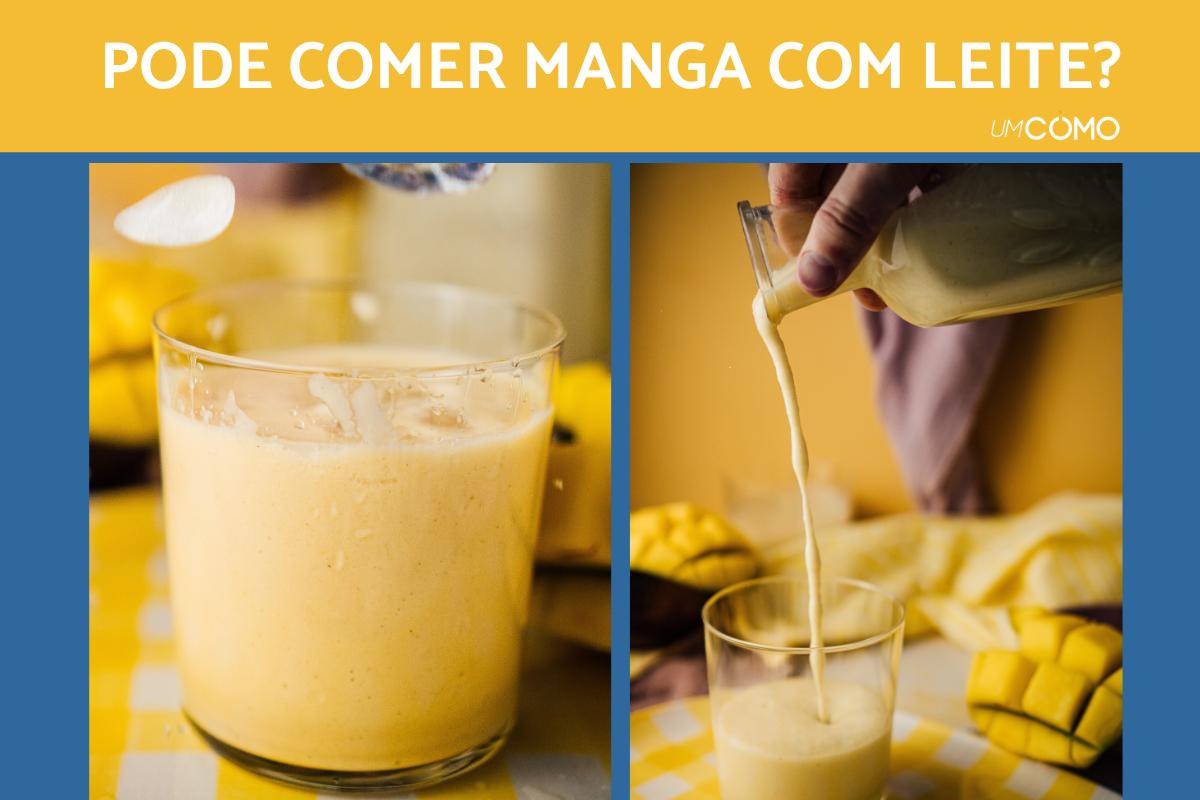 Manga com leite faz mal?