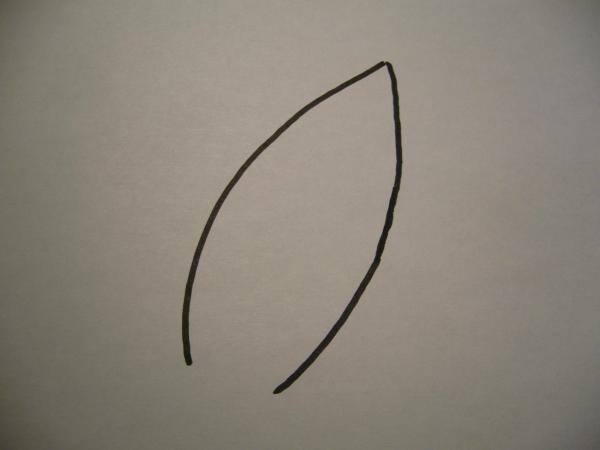 Como desenhar um foguete - Passo 1