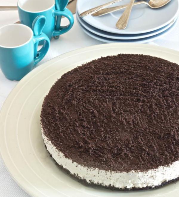 Como fazer um bolo de oreo - Passo 7