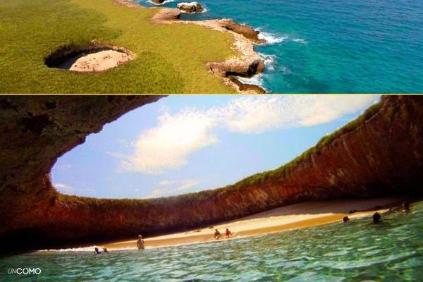 Praias do México: as melhores para visitar - Playa del Amor ou Playa Escondida