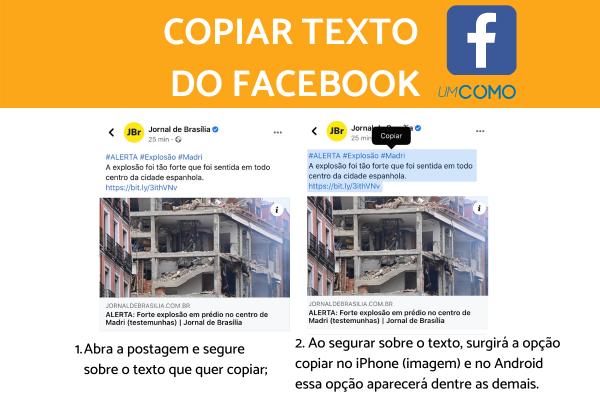Como copiar texto do Facebook - Como copiar texto do Facebook pelo celular