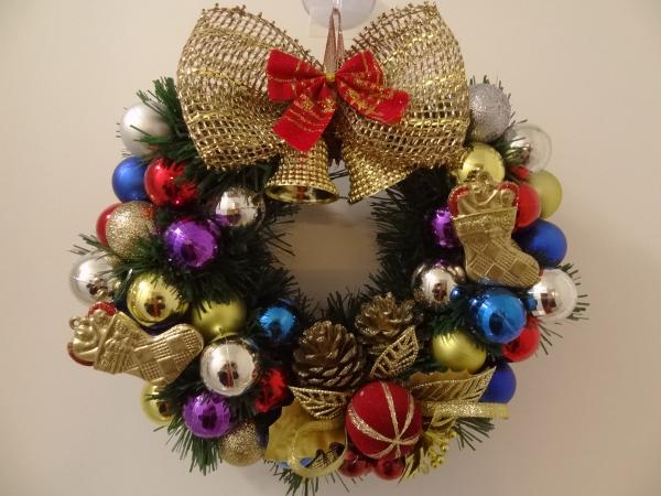 Como fazer guirlanda de Natal - Passo 5