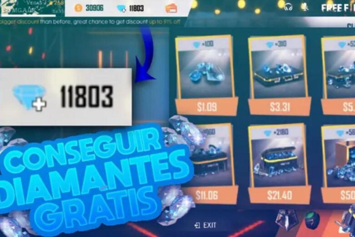 Como ganhar diamantes grátis no Free Fire