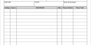 Como preencher uma nota fiscal
