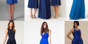 Que acessórios usar com um vestido azul