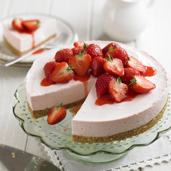 Como fazer cheesecake de morango
