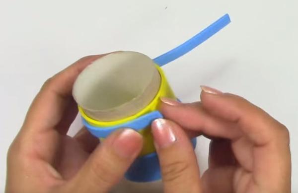 Como fazer caixinhas dos Minions - Passo 6