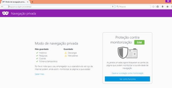 Como abrir uma janela anônima no Mozilla Firefox - Passo 4