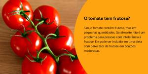 Tomate tem frutose?
