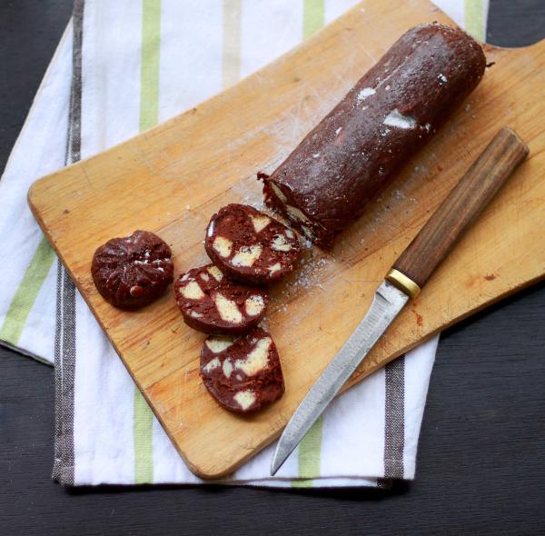 Como fazer salame de chocolate - Passo 6