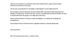 Como fazer uma carta de apresentação simples